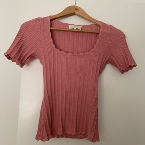 Sézane maille anil size S in rose/bois de rose